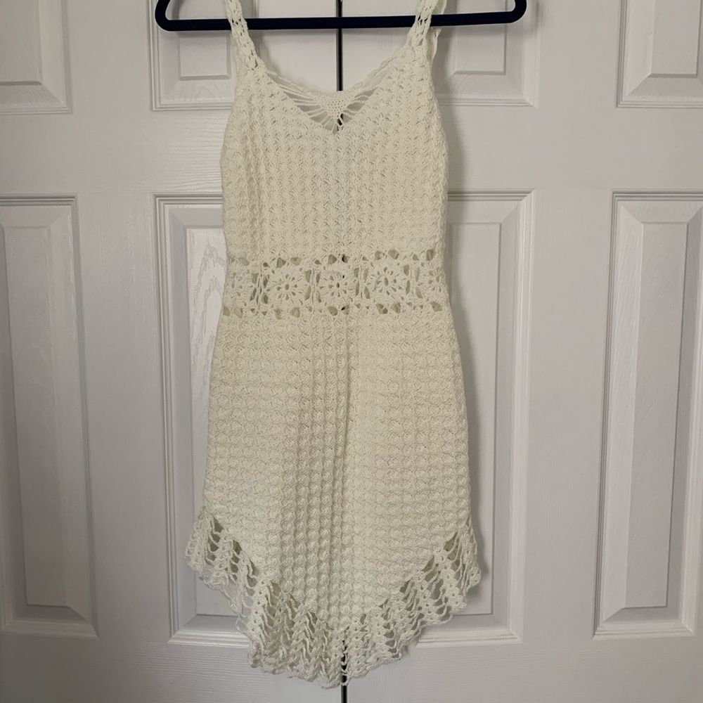 Crotchet swim cover up/dress